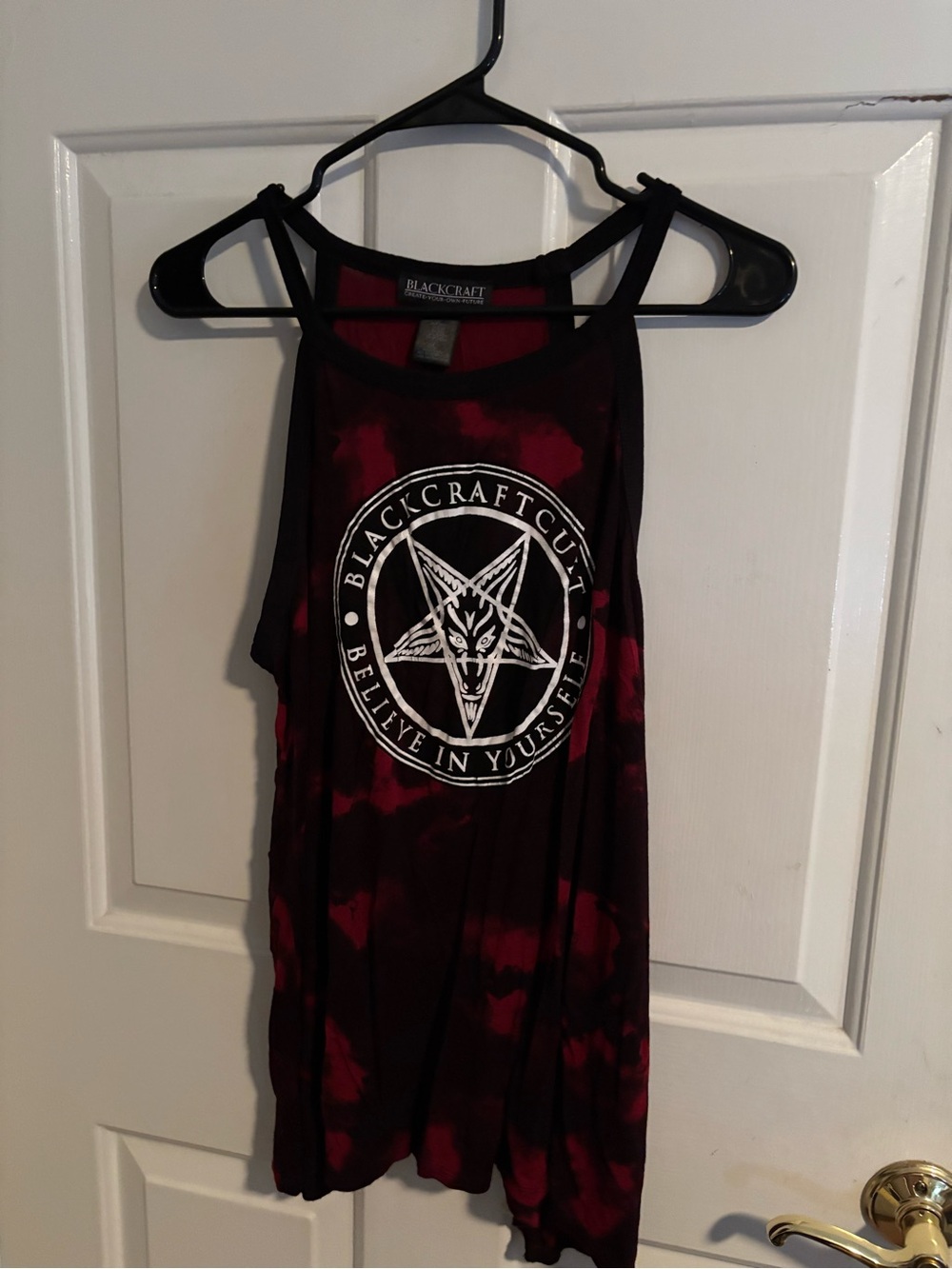 Blackcraft Cult Red & Black Graphic Tank Top